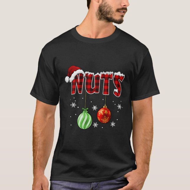 Chest Nuts Christmas Matching Couple Chestnuts 6  T-Shirt (Front)
