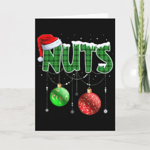 Chest Nuts Christmas Matching Couple Chestnuts  Card