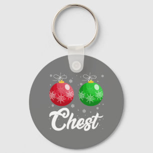 Chest Nuts Christmas Matching Couple Chestnuts Key Ring