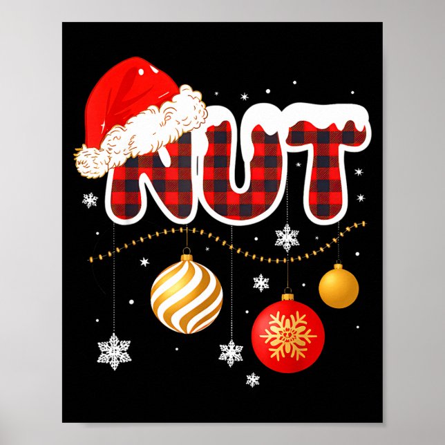 Chest Nuts Christmas Matching Couple Chestnuts  Poster (Front)