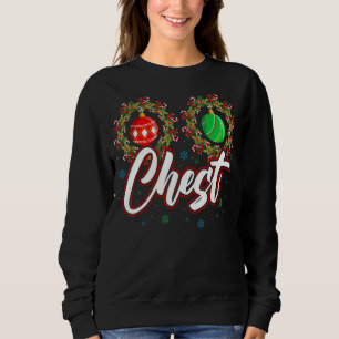 Chest Nuts Christmas Matching Couple Chestnuts Sweatshirt