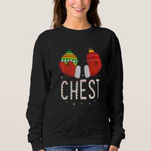 Chest Nuts Christmas Matching Couple Chestnuts Sweatshirt