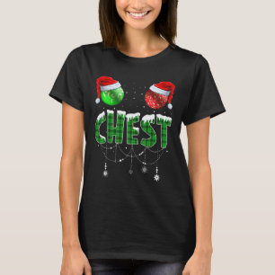 Chest Nuts Christmas Matching Couple Chestnuts T-Shirt