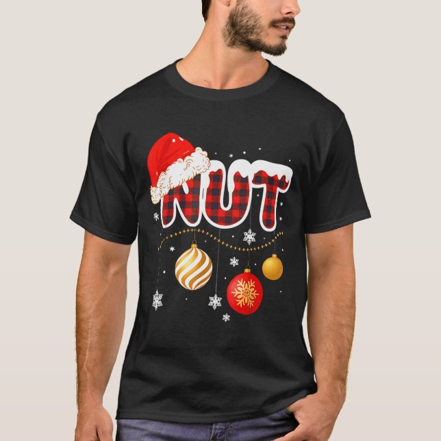 Chest Nuts Christmas Matching Couple Chestnuts  T-Shirt (Front)