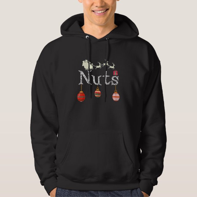 Chest Nuts Christmas Matching Couples With First B Hoodie (Front)