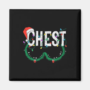 Chest Nuts Christmas Shirt Funny Matching Couple C Magnet