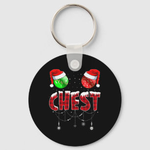 Chest Nuts Christmas Shirt Matching Couple Chestnu Key Ring
