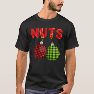 Chest Nuts Christmas T Funny Matching Couple Chest T-Shirt