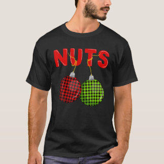 Chest Nuts Christmas T Funny Matching Couple Chest T-Shirt