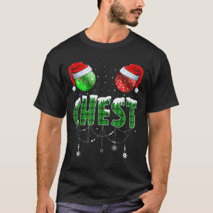 Chest Nuts Christmas T Shirt Matching Couple Chest
