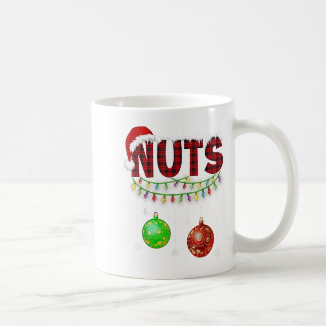 Chest Nuts Christmas T Shirt Matching Couple Chest Coffee Mug (Right)