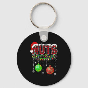 Chest Nuts Christmas T Shirt Matching Couple Chest Key Ring