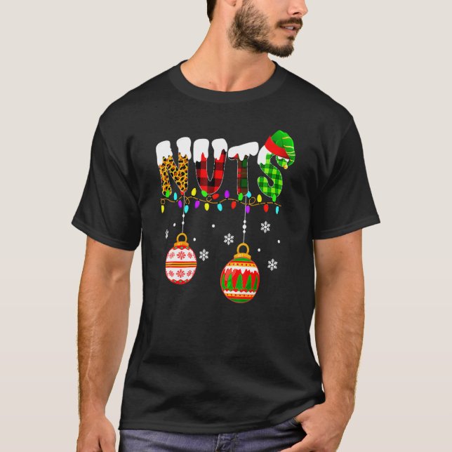 Chest Nuts Couples Christmas Chestnuts Adult Match T-Shirt (Front)