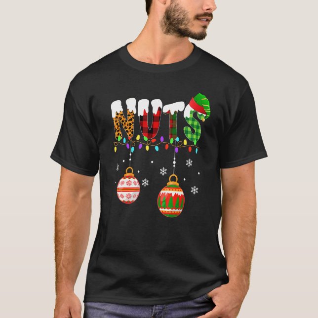 Chest Nuts Couples Christmas Chestnuts Adult Match T-Shirt (Front)