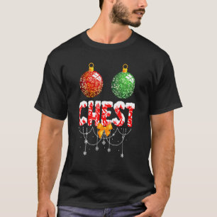 Chest Nuts Couples Christmas Chestnuts Adult Match T-Shirt
