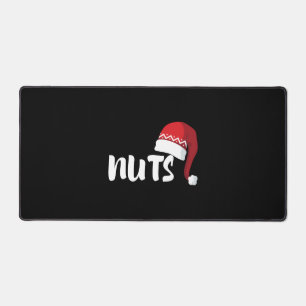 Chest Nuts Couples Christmas Couple Christmas Coup Desk Mat