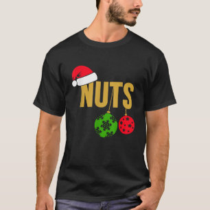 Chest Nuts Couples Christmas Funny Xmas Party Mens T-Shirt