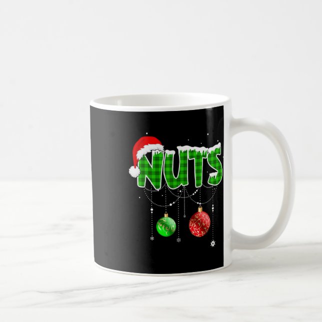 Chest Nuts Fun Matching Chestnuts Christmas Couple Coffee Mug (Right)