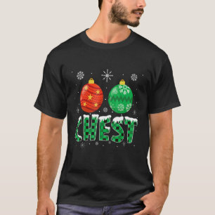 Chest Nuts Matching Chestnuts Christmas Couples C T-Shirt