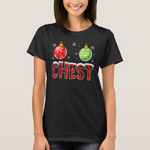 Chest Nuts Matching Chestnuts  Christmas Couples C T-Shirt