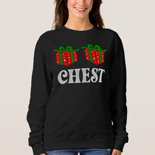 Chest Nuts Matching Chestnuts Christmas Couples Fu Sweatshirt (Front)