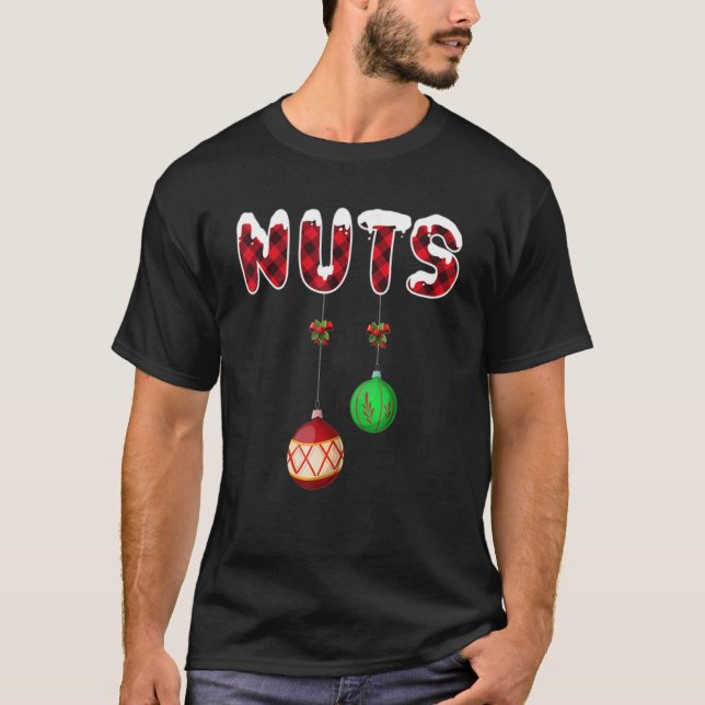 Chest Nuts Matching Chestnuts  Christmas Couples N T-Shirt (Front)