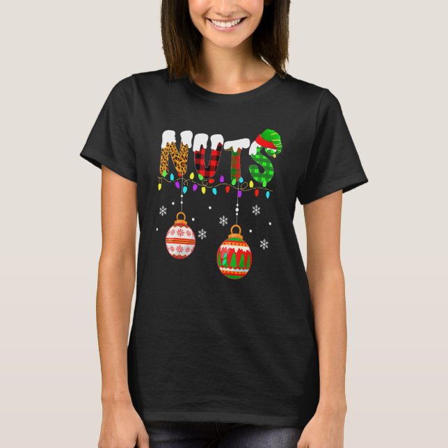 Chest Nuts Matching Chestnuts  Christmas Couples N T-Shirt (Front)