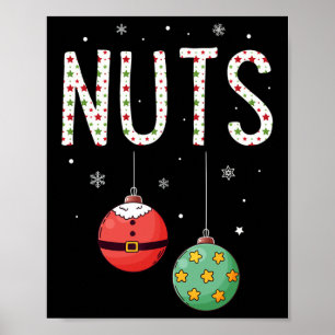 Chest Nuts Matching Chestnuts Christmas Couples Nu Poster