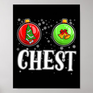 Chest Nuts Matching Chestnuts Christmas Couples Nu Poster