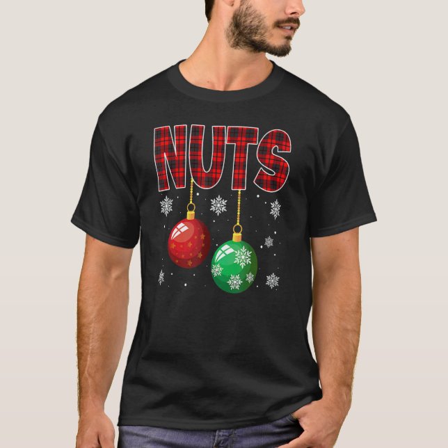 Chest Nuts Matching Chestnuts Christmas Couples Nu T-Shirt (Front)