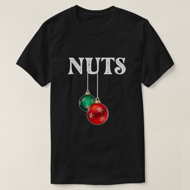Chest Nuts Matching Chestnuts Christmas Couples Nu T-Shirt (Design Front)