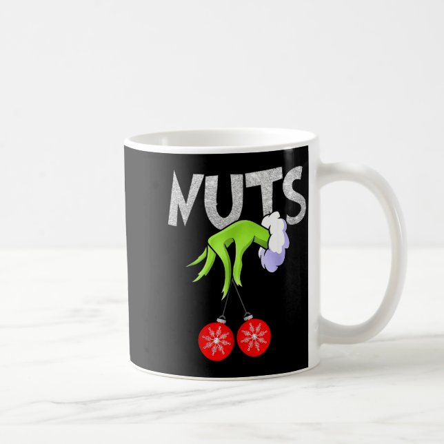 Chest Nuts Matching Chestnuts Christmas Snow Coupl Coffee Mug (Right)