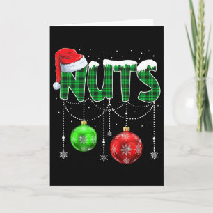 Chest Nuts Matching Chestnuts Fun Christmas Couple Card