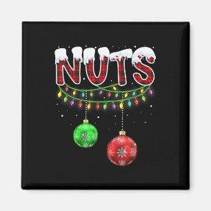Chest Nuts Matching Chestnuts Fun Christmas Couple Magnet