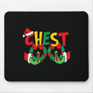 Chest Nuts Matching Chestnuts Fun Christmas Couple Mouse Pad