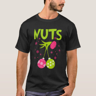 Chest Nuts Matching Chestnuts Funny Christmas Coup T-Shirt