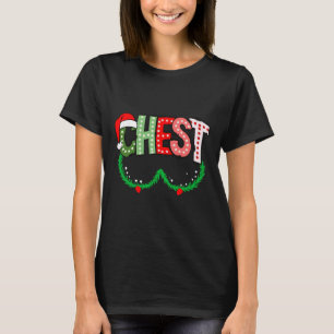 Chest Nuts Matching Chestnuts Funny Christmas Coup T-Shirt