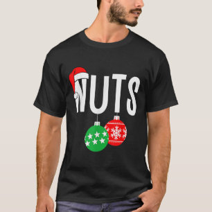 Chest Nuts Matching Chestnuts Funny Christmas Coup T-Shirt