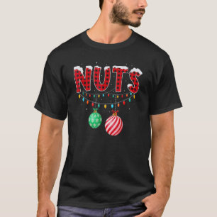 Chest Nuts Matching Chestnuts Plaid Christmas Cou T-Shirt
