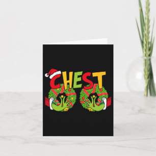 Chest Nuts Matching Chestnuts Xmas Christmas Coupl Card