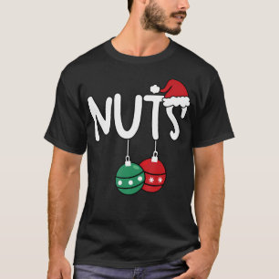 Chest Nuts Matching Chestnuts Xmas Christmas Coupl T-Shirt