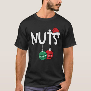 Chest Nuts Matching Chestnuts Xmas Christmas Coupl T-Shirt