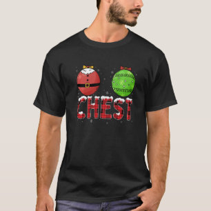 Chest Nuts Matching Christmas Couples Red Plaid Nu T-Shirt