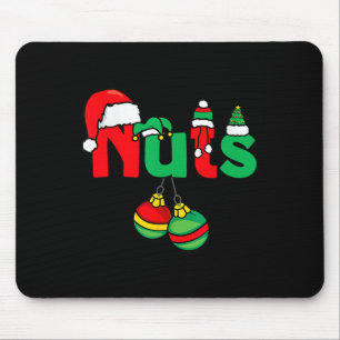 Chest Nuts Matching Couples Chestnuts Funny Christ Mouse Pad
