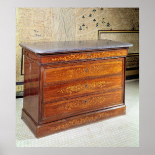 Chest of drawers, Louis-Philippe period Poster