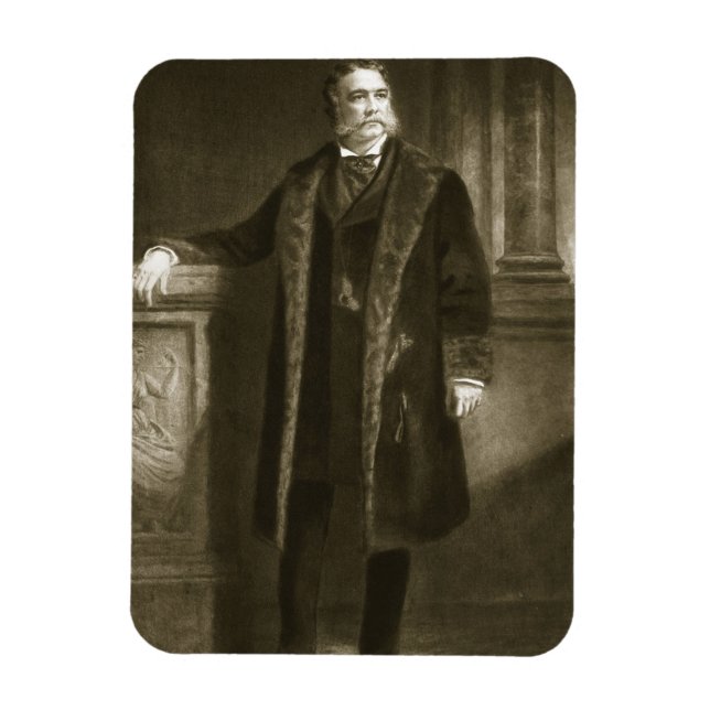 Chester A. Arthur, 21st President of the United St Magnet (Vertical)