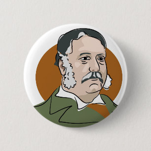Chester Arthur 6 Cm Round Badge