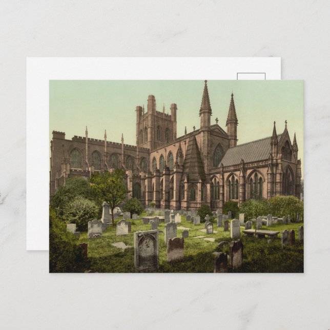 Chester Cathedral, Cheshire, England Postcard (Front/Back)