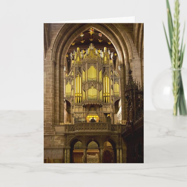 Chester Cathedral greeting card (Front)