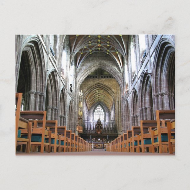 Chester Cathedral Postcard (Front)